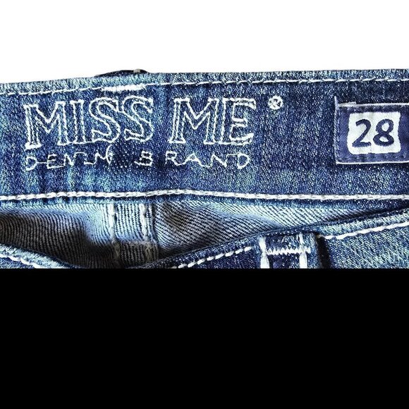 Miss Me Sunny Skinny Deep Stitch Women’s Jeans size 28 - Picture 3 of 12
